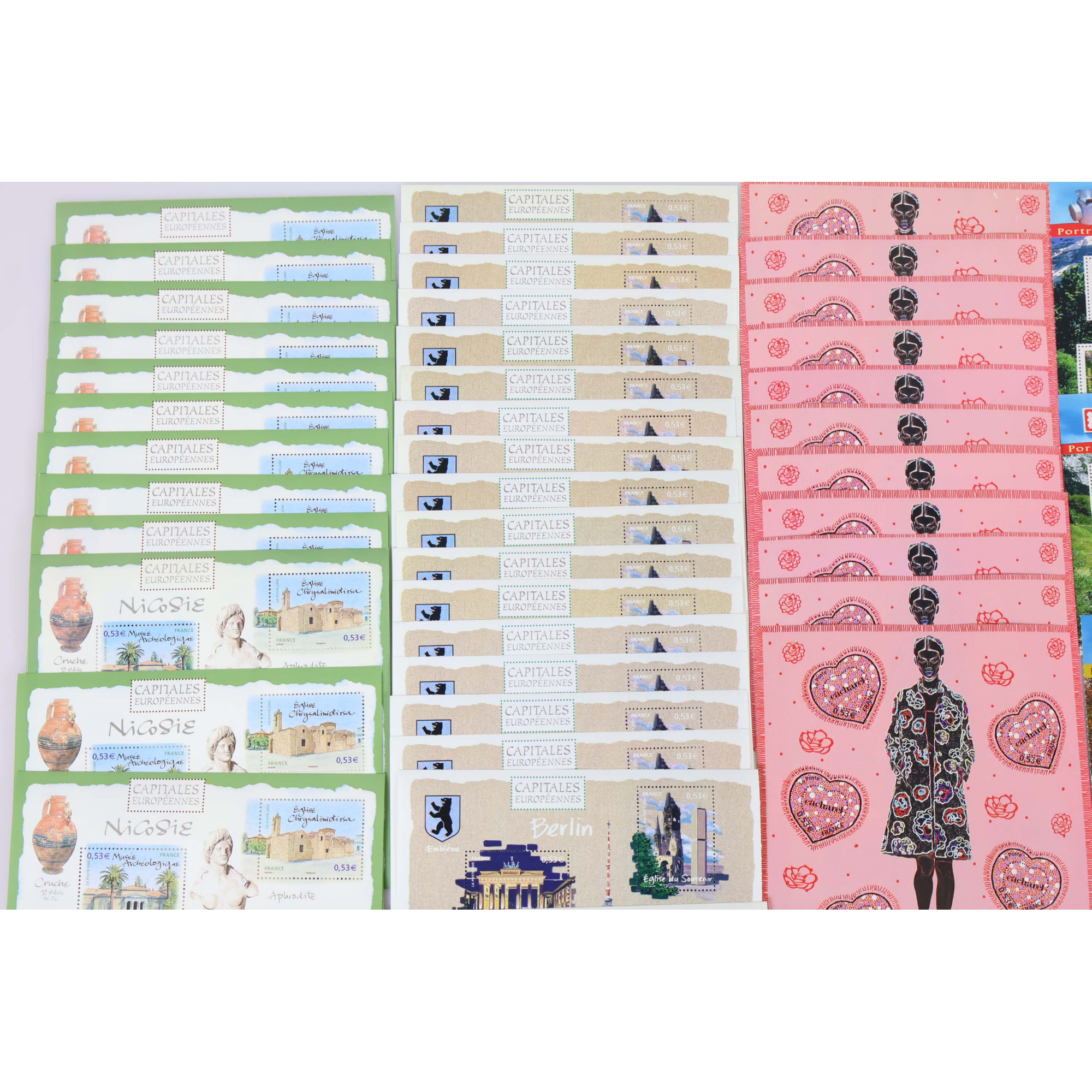LOT DE BLOCS-FEUILLETS DE FRANCE COLLECTION/AFFR TIMBRES NEUFS** FACIALE 104€