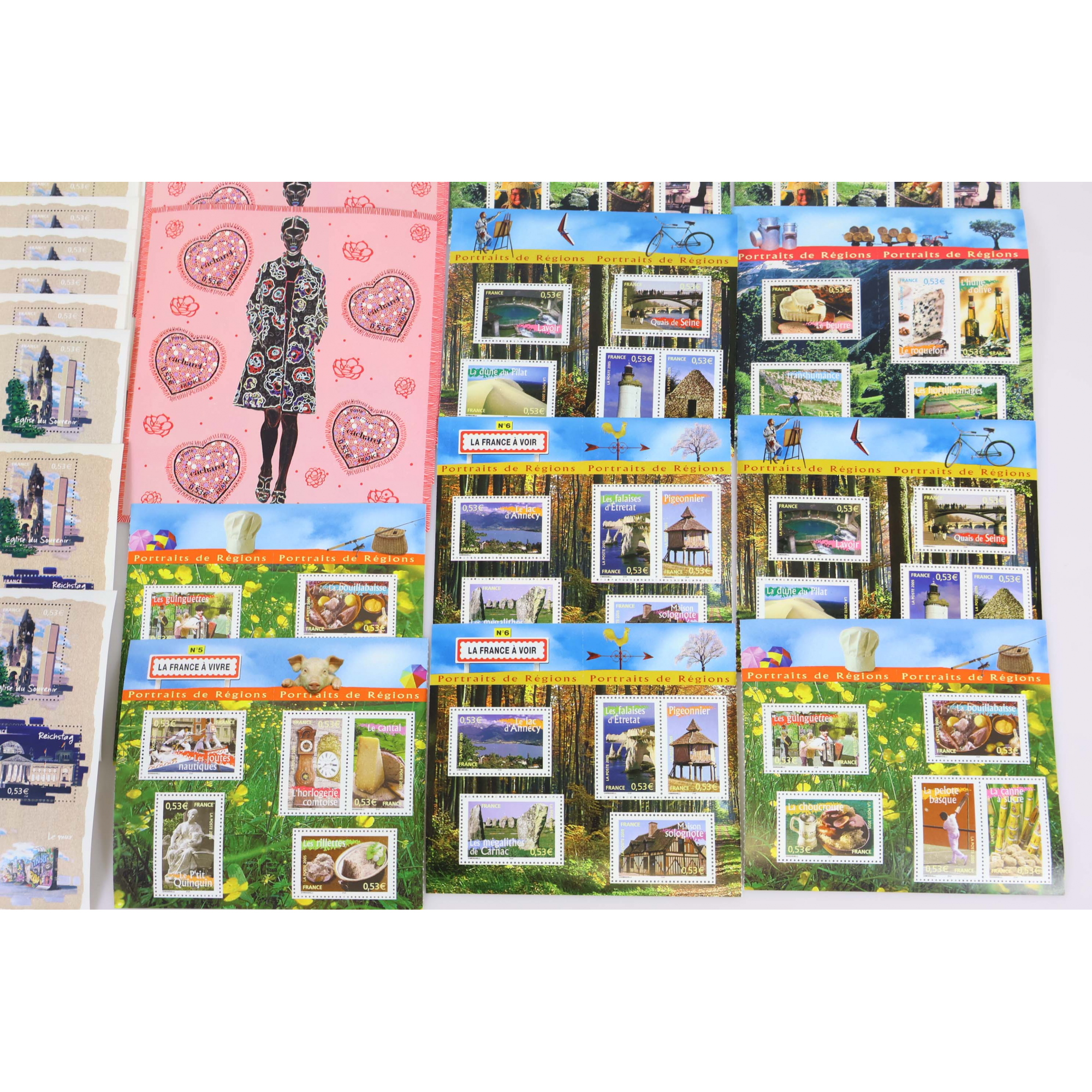 LOT DE BLOCS-FEUILLETS DE FRANCE COLLECTION/AFFR TIMBRES NEUFS** FACIALE 104€