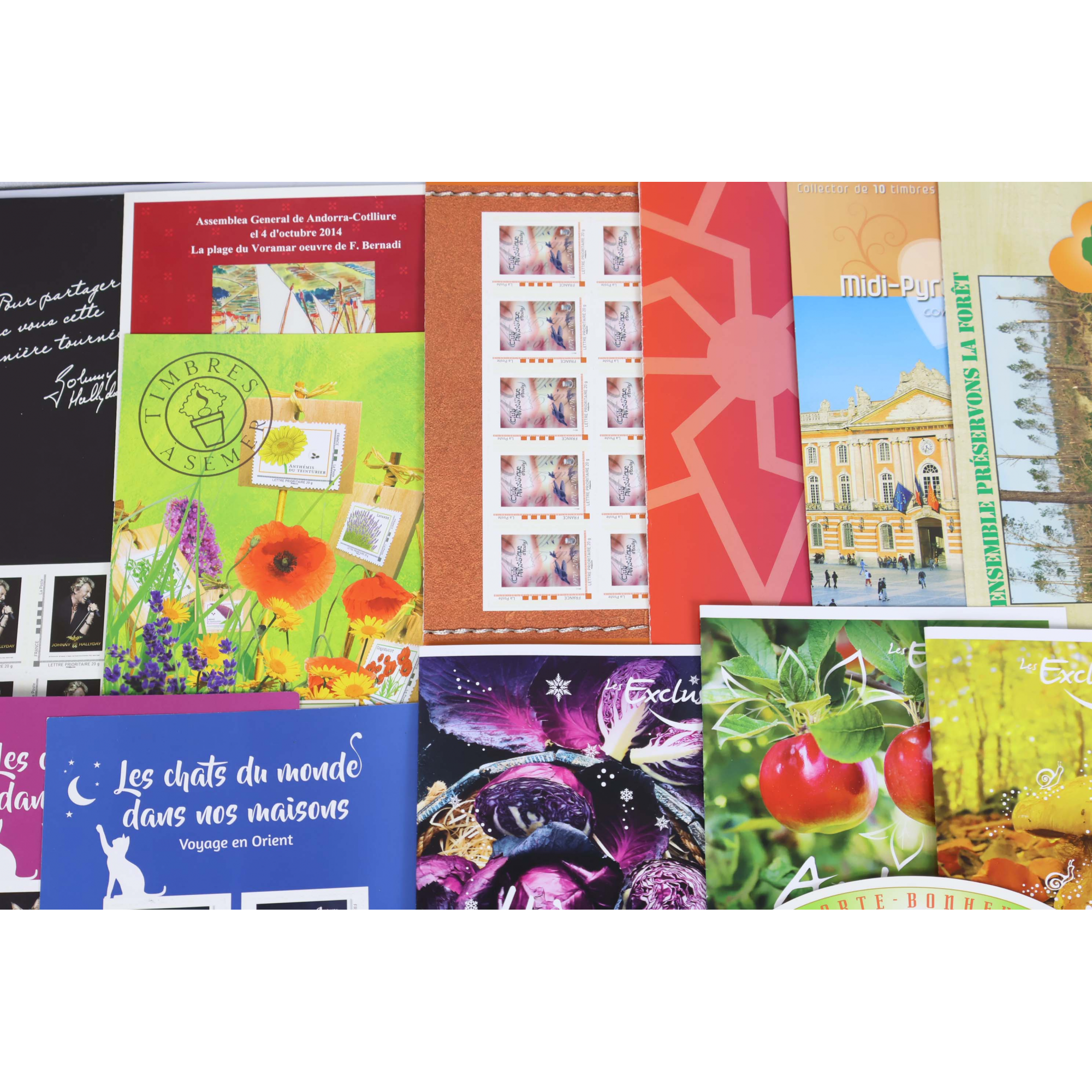 FRANCE, LOT DE 235 TIMBRES AUTOADHÉSIFS LETTRES 20G VERTES/PRIO EN COLLECTORS