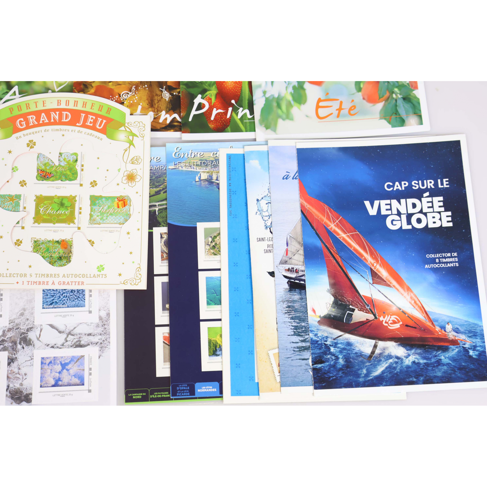 FRANCE, LOT DE 235 TIMBRES AUTOADHÉSIFS LETTRES 20G VERTES/PRIO EN COLLECTORS