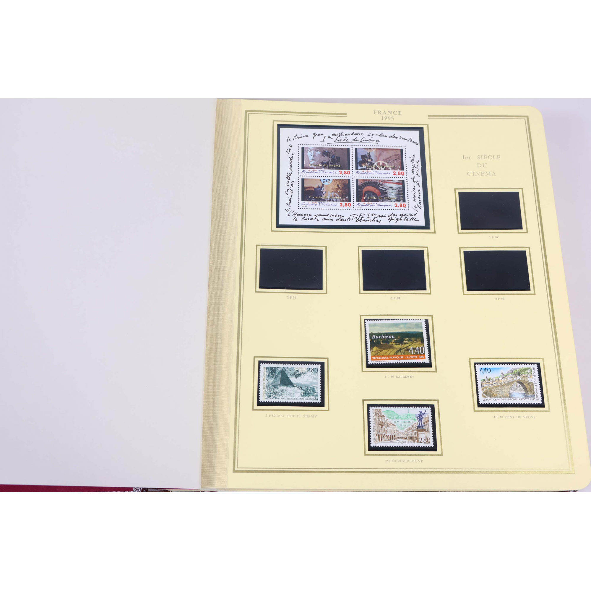 COLLECTION DE FRANCE DE 1995 A 1999 ALBUM CÉRÈS PRÉSIDENCE TIMBRES NEUFS**