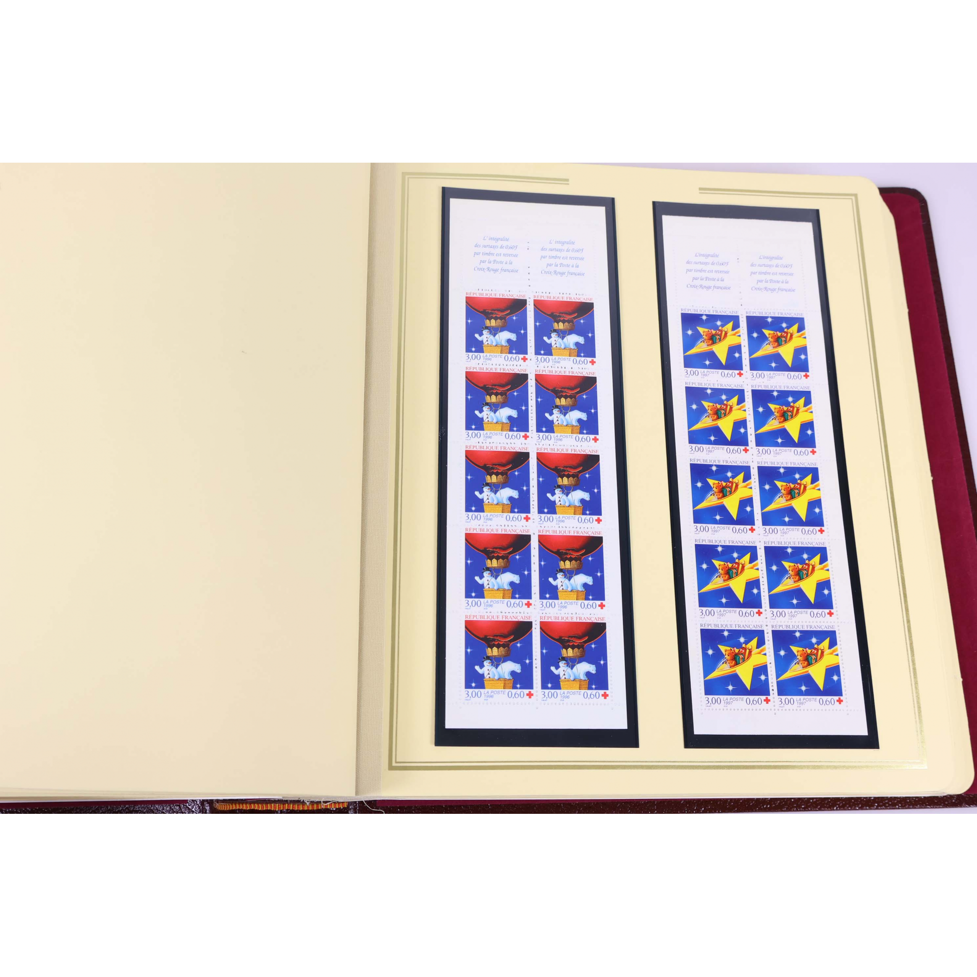 COLLECTION DE FRANCE DE 1995 A 1999 ALBUM CÉRÈS PRÉSIDENCE TIMBRES NEUFS**