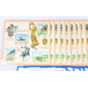 LOT DE 24 BLOCS-FEUILLETS DE FRANCE 4 × 0.5€ CAPITALES TIMBRES NEUFS FACIALE 48€