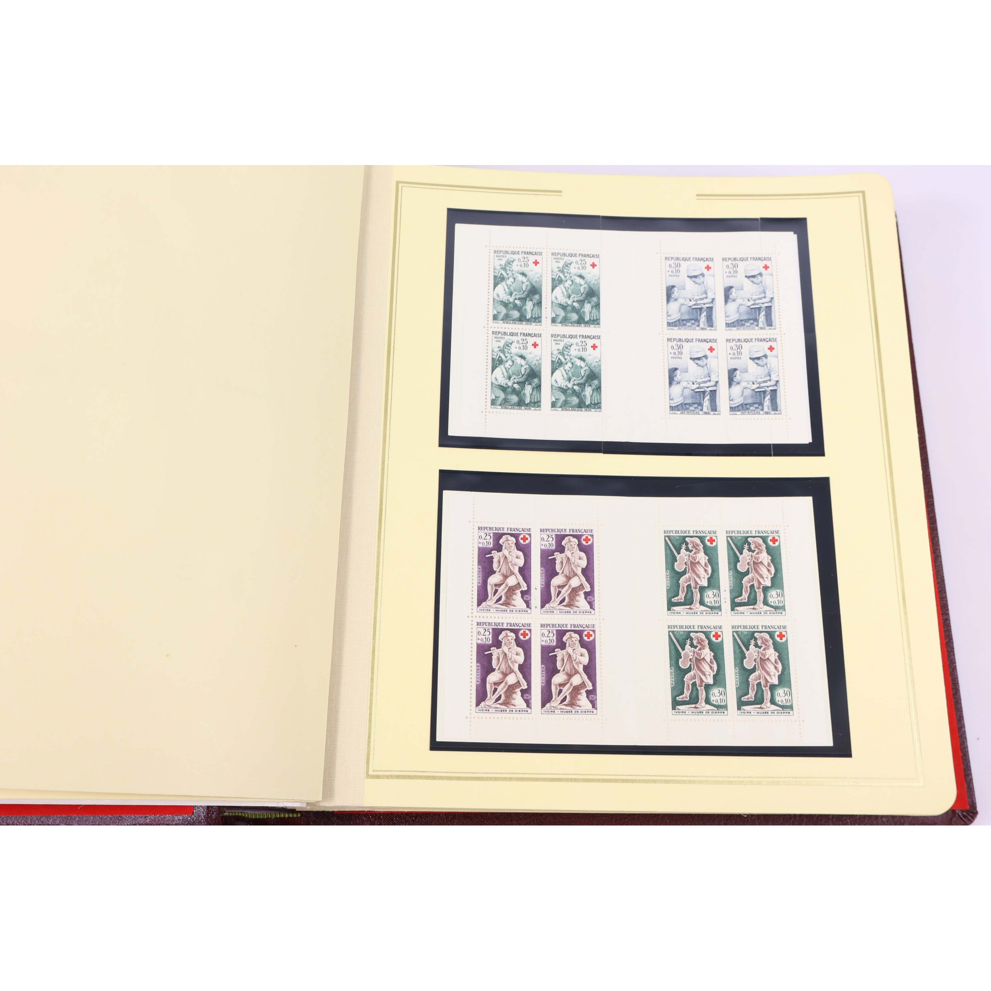 COLLECTION DE FRANCE DE 1967 À 1978 ALBUM CÉRÈS PRÉSIDENCE TIMBRES NEUFS**