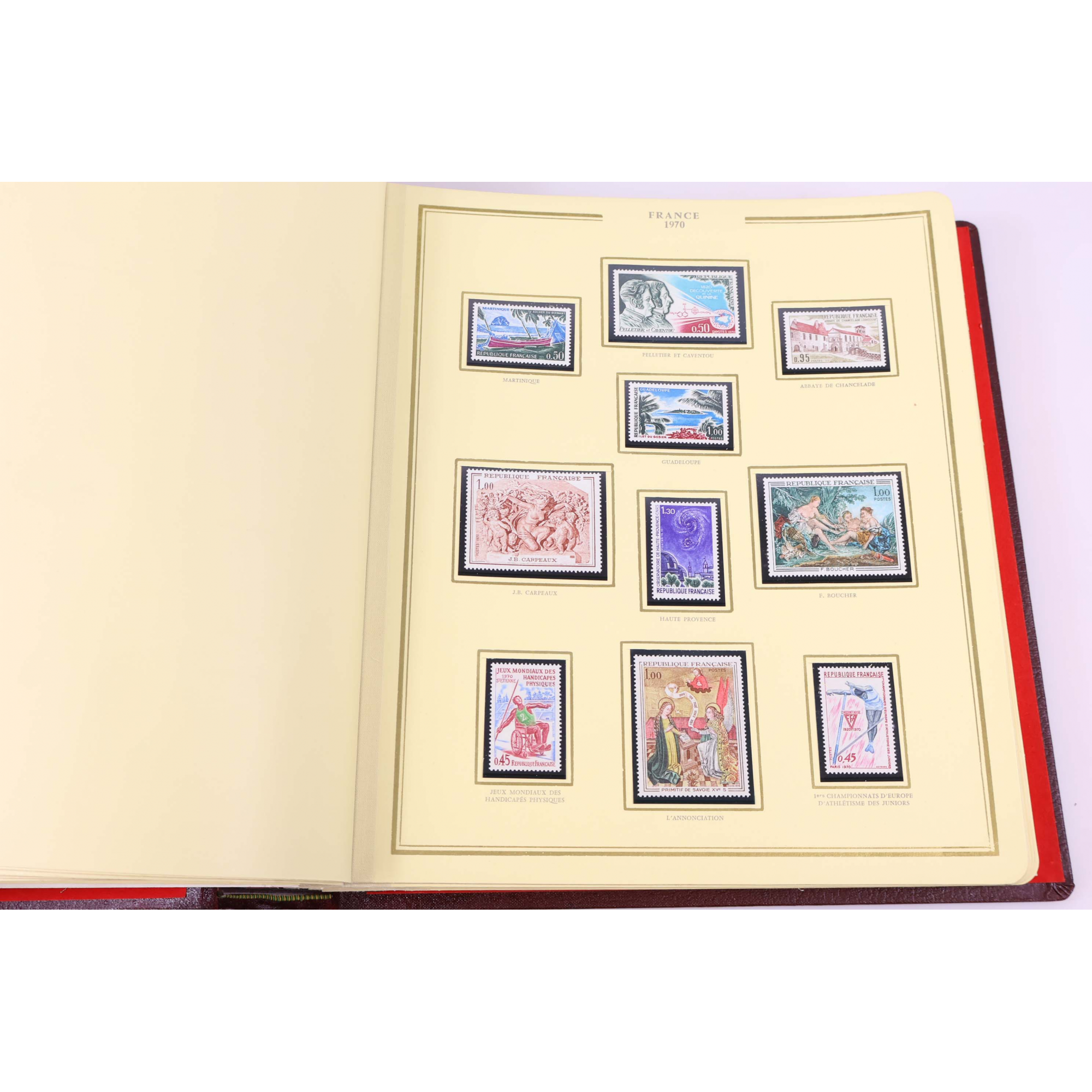 COLLECTION DE FRANCE DE 1967 À 1978 ALBUM CÉRÈS PRÉSIDENCE TIMBRES NEUFS**