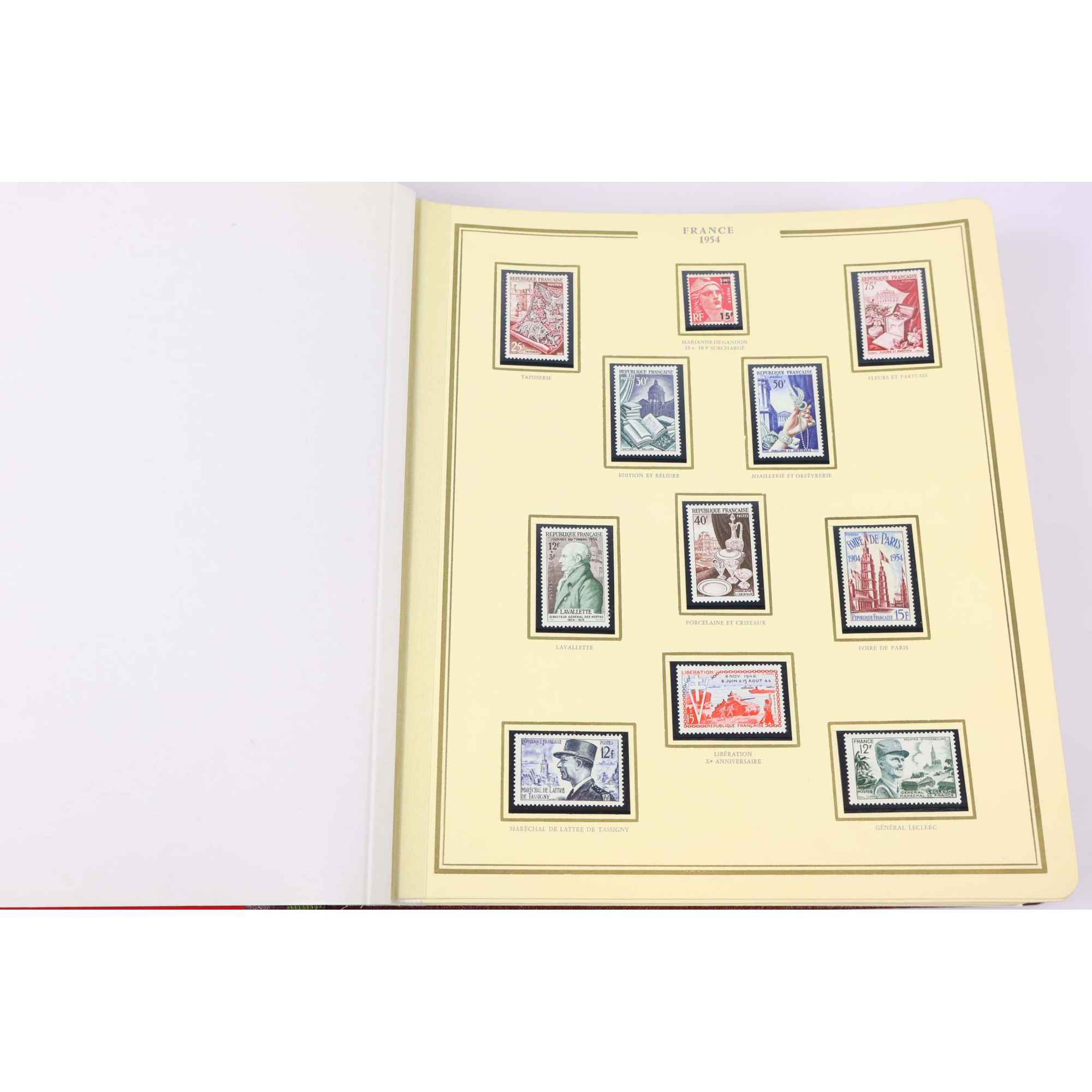 COLLECTION DE FRANCE TIMBRES DE 1953 À 1966 ALBUM CÉRÈS PRÉSIDENCE BELLE COTE