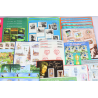 LOT DE BLOCS FEUILLETS / CARNETS TIMBRES EN EUROS AVEC DEFAUTS, FACIALE 327€