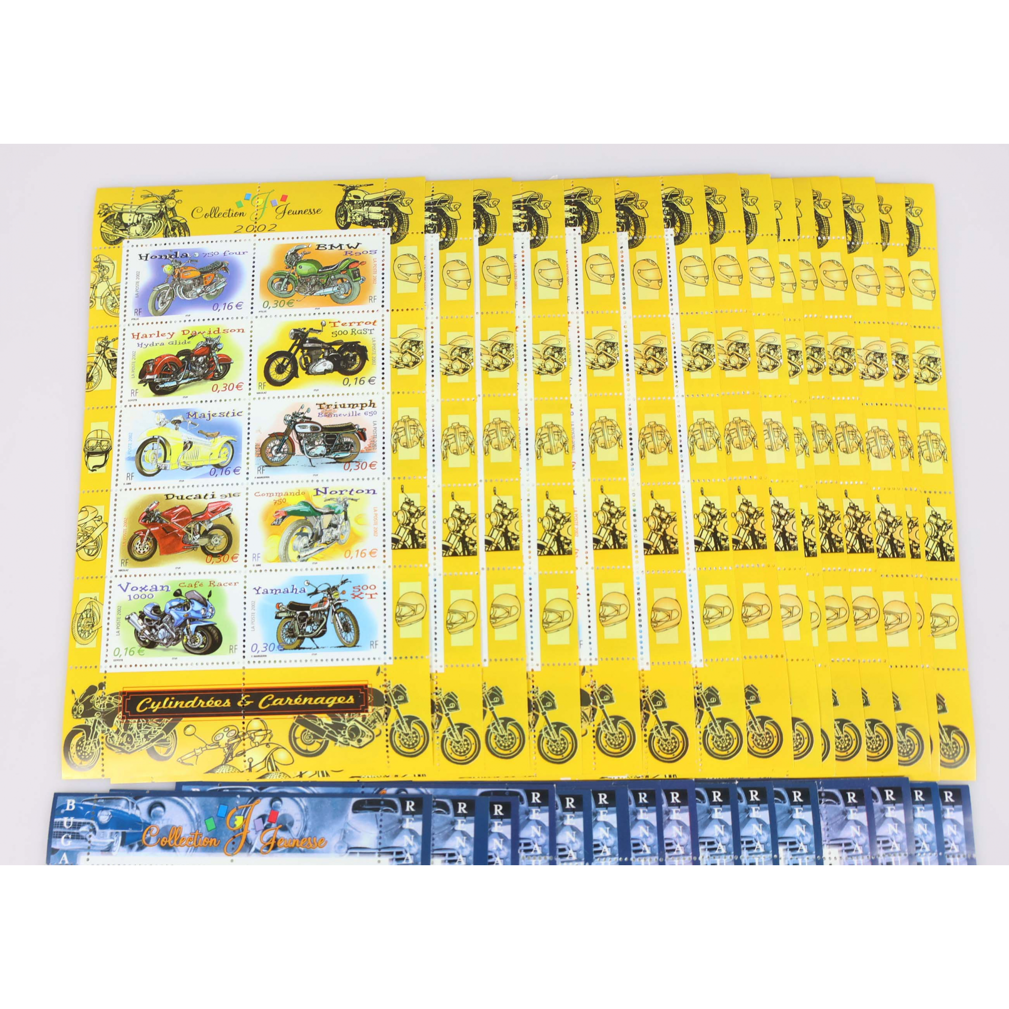 LOT DE 33 BLOCS-FEUILLETS DE FRANCE COLLECTION JEUNESSE TIMBRES NEUFS FACIALE 75€