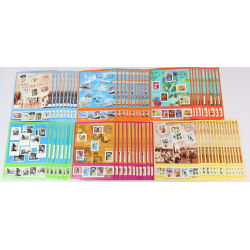 LOT DE 61 BLOCS-FEUILLETS DE FRANCE 10 × 0.46€ TIMBRES NEUFS** FACIALE 280€