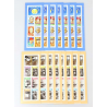 LOT DE 15 CARNETS DE FRANCE EN EUROS 6 × 0.46€ TIMBRES NEUFS** FACIALE 41€