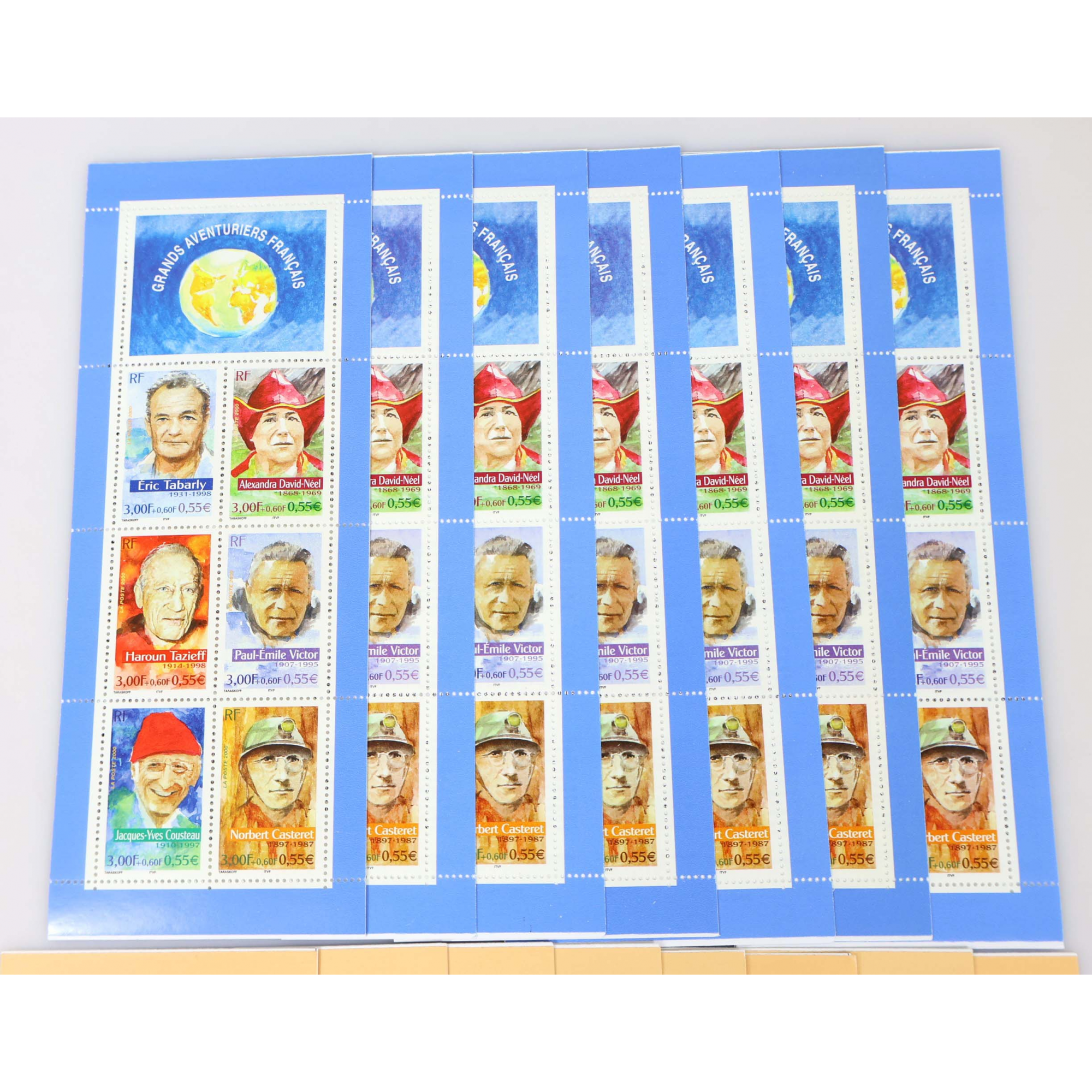 LOT DE 15 CARNETS DE FRANCE EN EUROS 6 × 0.46€ TIMBRES NEUFS** FACIALE 41€