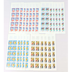 LOT DE 23 CARNETS DE FRANCE EN EUROS 10 × 0.46€ TIMBRES NEUFS** FACIALE 105€