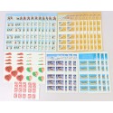 LOT DE 34 CARNETS AUTOADHÉSIFS DE FRANCE 10 × 0.46€ TIMBRES NEUFS FACIALE 156€