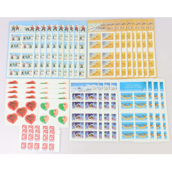 LOT DE 34 CARNETS AUTOADHÉSIFS DE FRANCE 10 × 0.46€ TIMBRES NEUFS FACIALE 156€