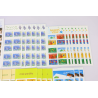 LOT DE 43 CARNETS AUTOADHÉSIFS DE FRANCE 10 × 0.5€ TIMBRES NEUFS FACIALE 215€