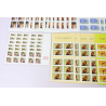 LOT DE 43 CARNETS AUTOADHÉSIFS DE FRANCE 10 × 0.5€ TIMBRES NEUFS FACIALE 215€