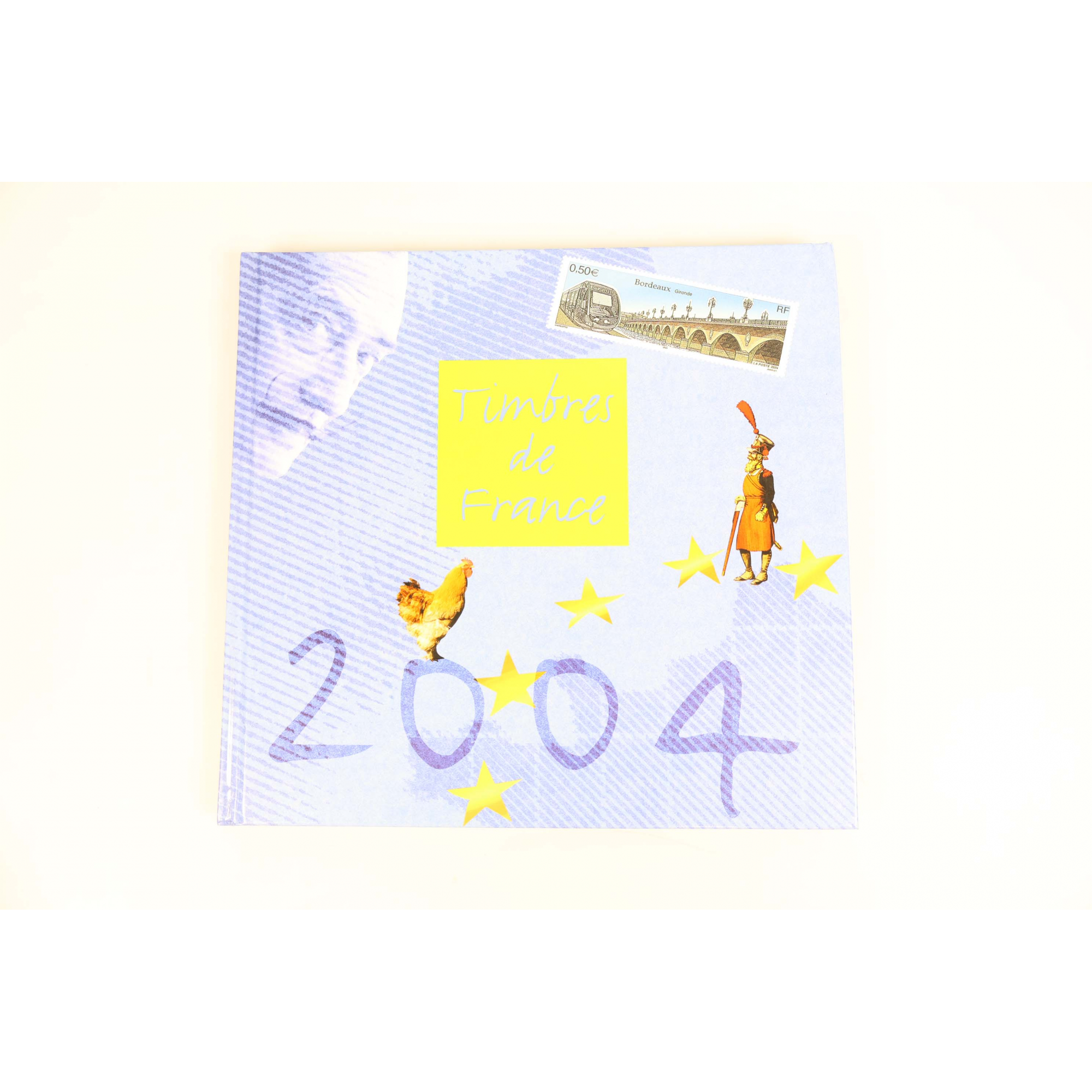 LE LIVRE DES TIMBRES FRANCE COMPLET, ANNÉE 2004 TIMBRES NEUFS**