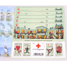LOT DE 10 BLOCS-FEUILLETS FRANCE 4 × 0.57€ ANNÉE 2012 TIMBRES NEUFS FACIALE 22€