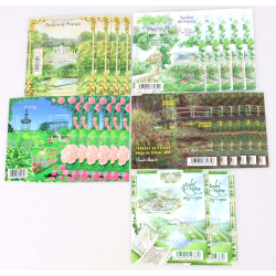 LOT DE BLOCS-FEUILLETS "JARDINS DE FRANCE" TIMBRES NEUFS** FACIALE 111€