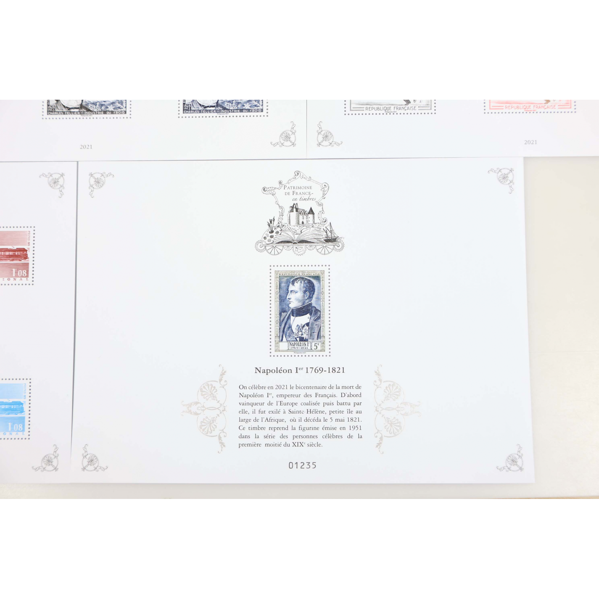 PATRIMOINE DE FRANCE JEU COMPLET ANNÉE 2021 BS21 À BS30A TIMBRES NEUFS**