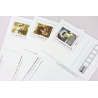 LOT DE 100 CARTES POSTALES POUR LE MONDE PRÉ-AFFRANCHIES VALIDITÉ PERMANENTE