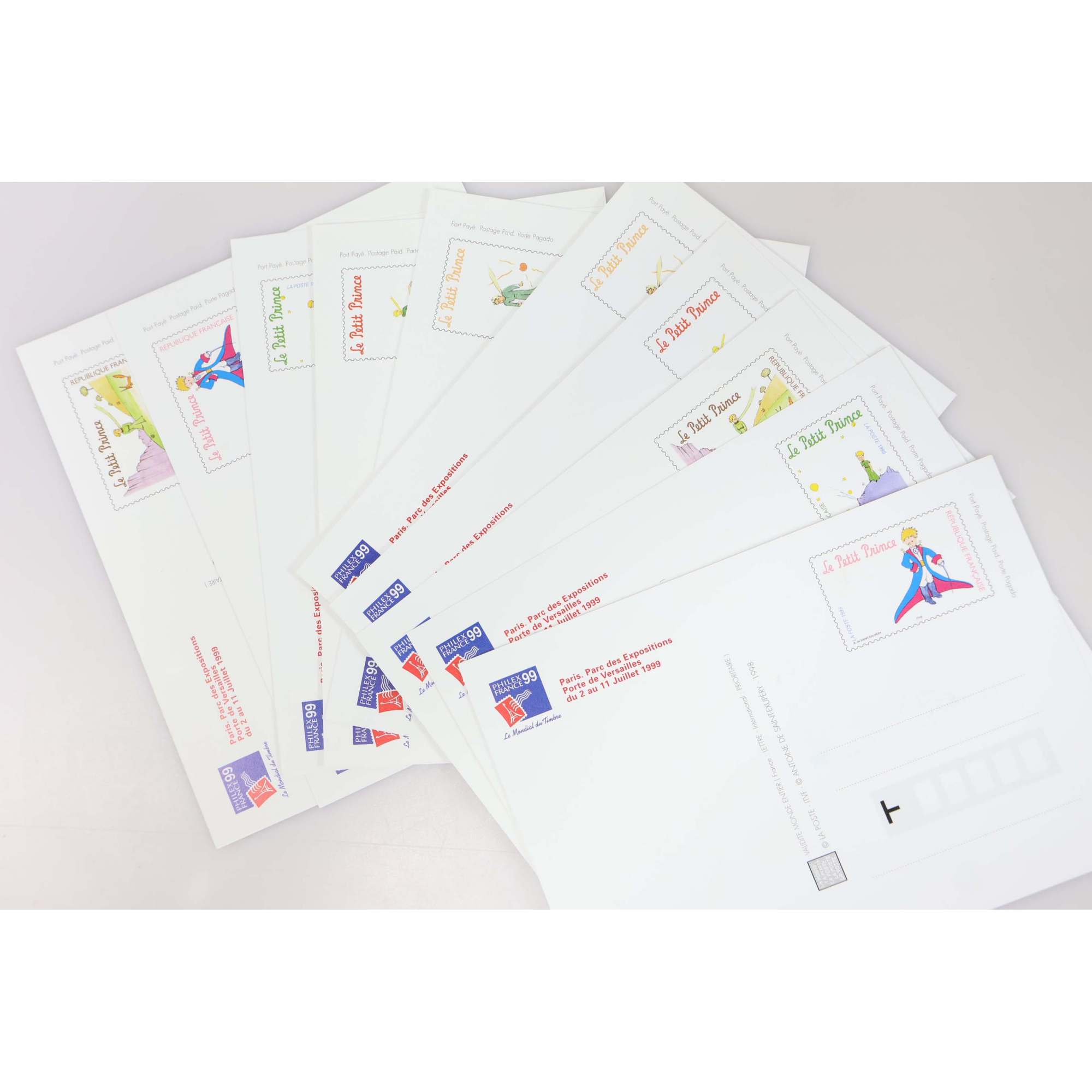 LOT DE 141 CARTES POSTALES POUR LE MONDE PRÉ-AFFRANCHIES VALIDITÉ PERMANENTE