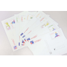 LOT DE 141 CARTES POSTALES POUR LE MONDE PRÉ-AFFRANCHIES VALIDITÉ PERMANENTE