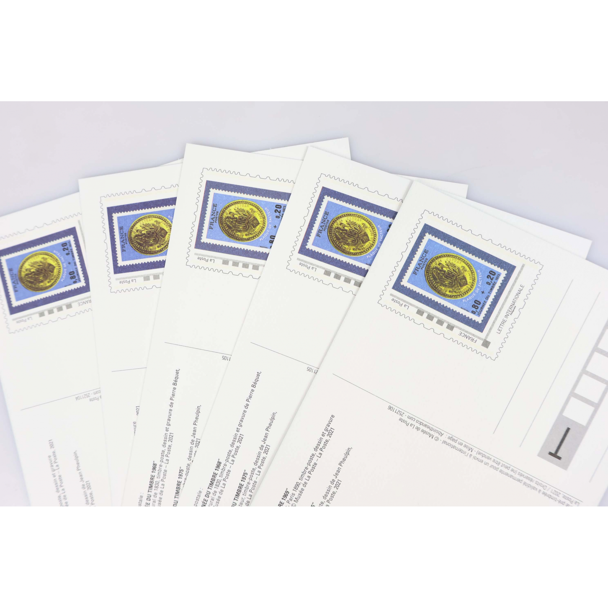LOT DE 141 CARTES POSTALES POUR LE MONDE PRÉ-AFFRANCHIES VALIDITÉ PERMANENTE