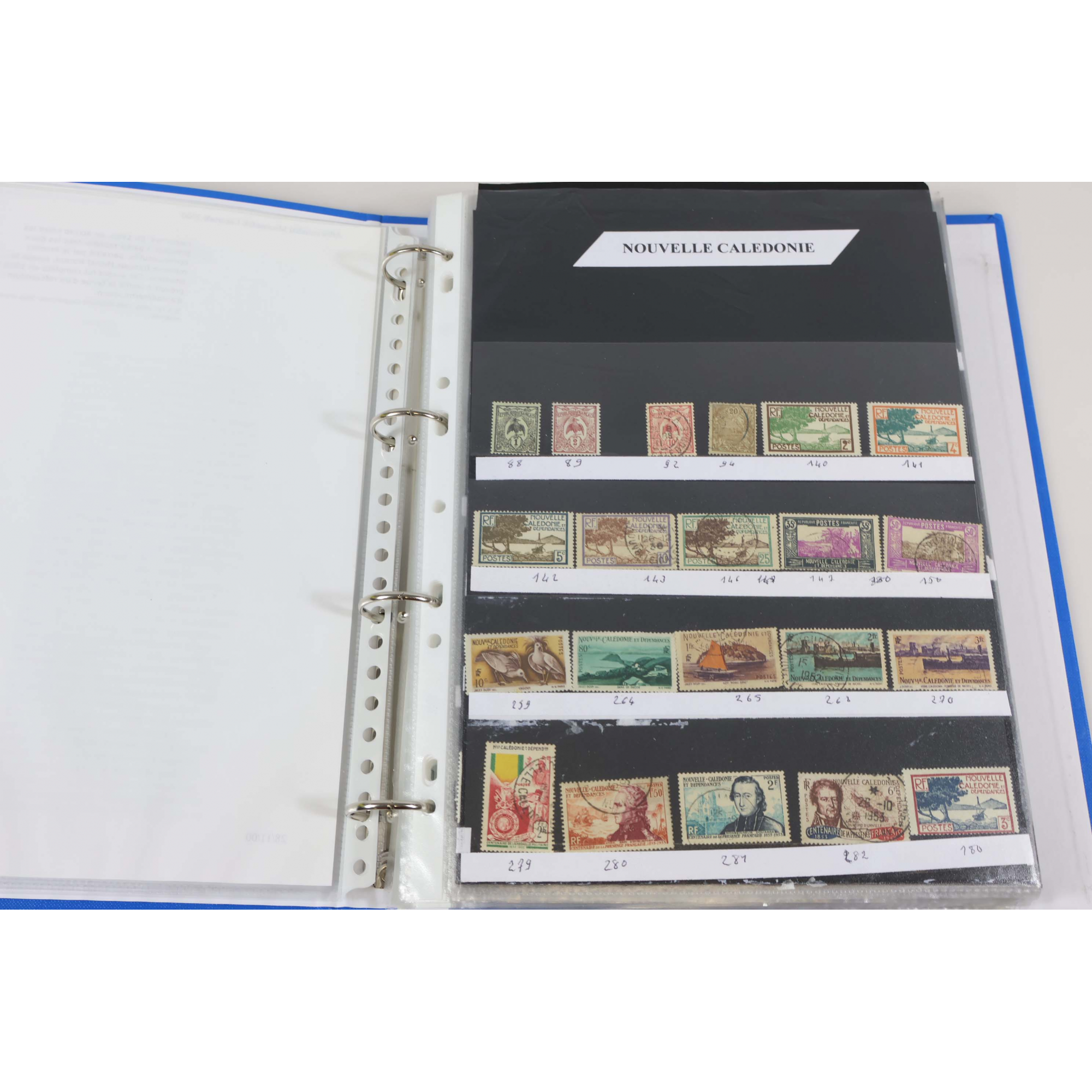 COLLECTION NOUVELLE CALÉDONIE DE 2001 À 2024 TIMBRES NEUFS** FACIALE IMPORTANTE