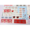 LOT DE FRANCE DE TIMBRES AUTOADHÉSIFS NEUFS** VALEUR FACIALE 94€ AVEC BCP DE VP
