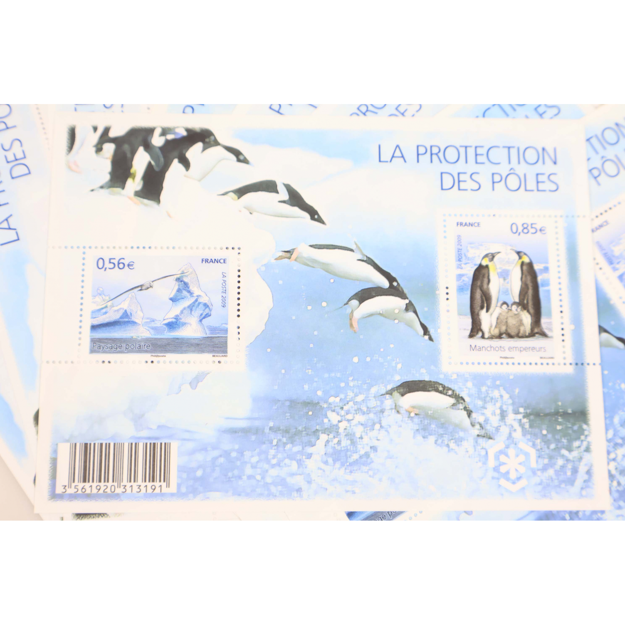 LOT DE 35 BLOCS N° F4350 PROTECTION DES POLES, TIMBRES NEUFS** FACIALE 49.35€