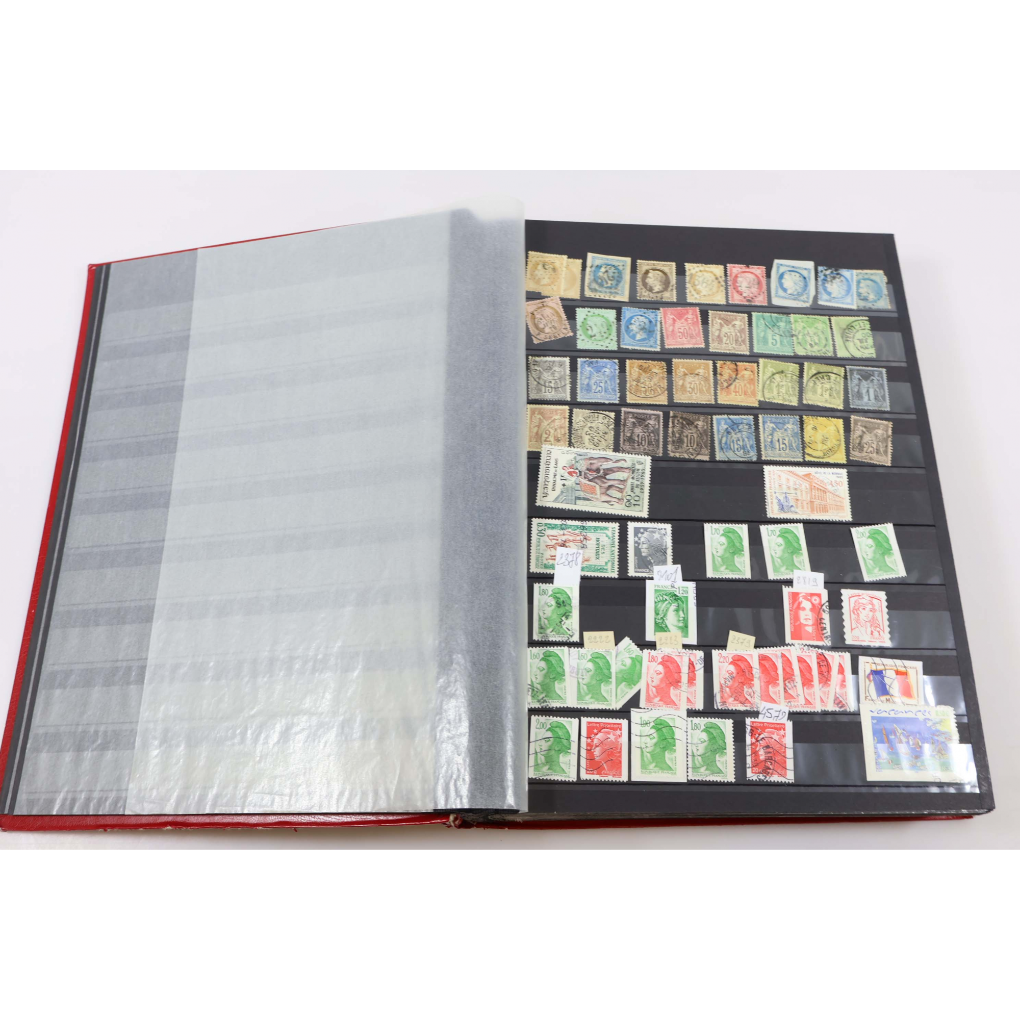 COLLECTION / LOT DE TIMBRES NEUFS** EN FRANCS ET EUROS FACIALE ÉLEVÉE