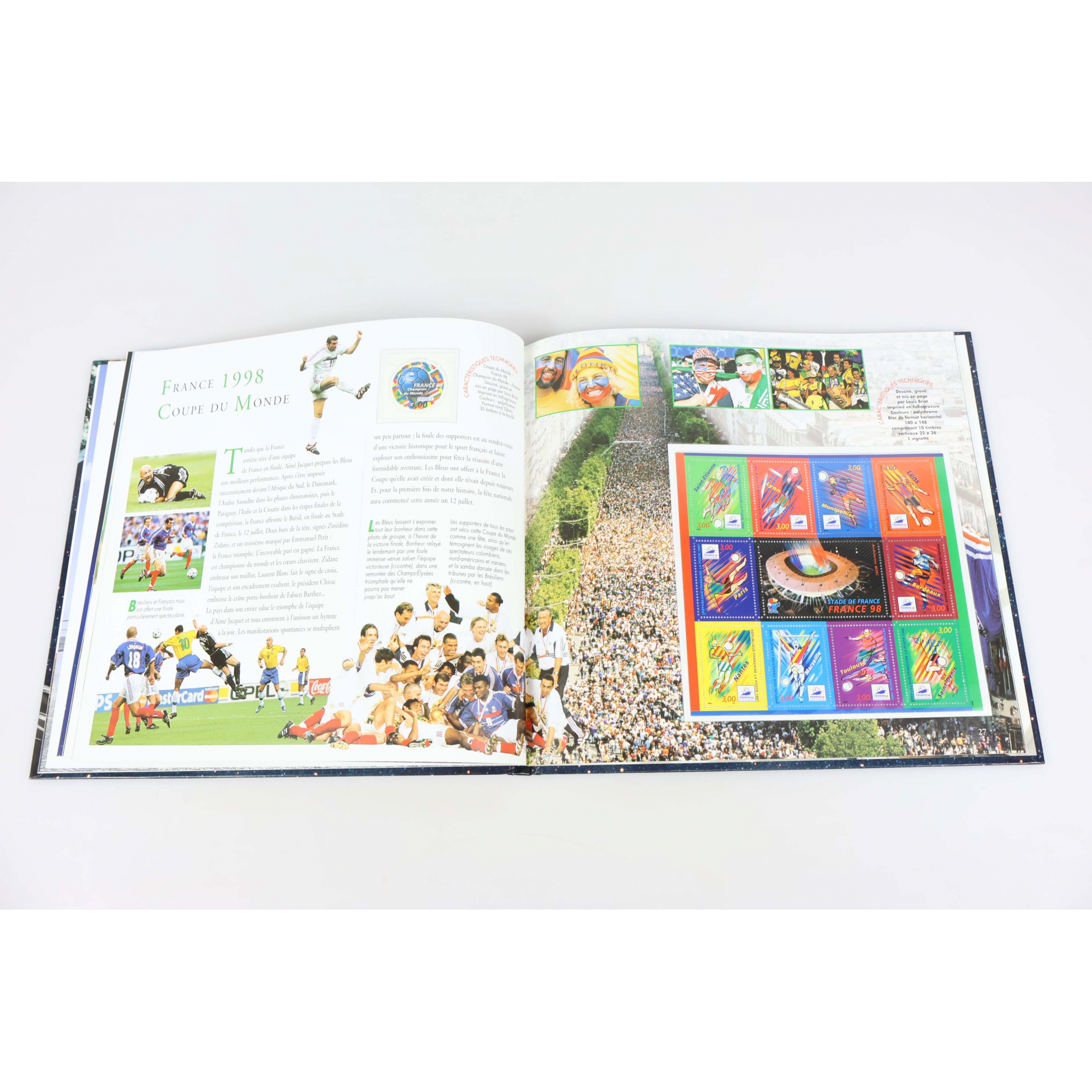 LE LIVRE DES TIMBRES FRANCE COMPLET ANNÉE 1998 NEUFS**, SIGNES USUELS BOITIER