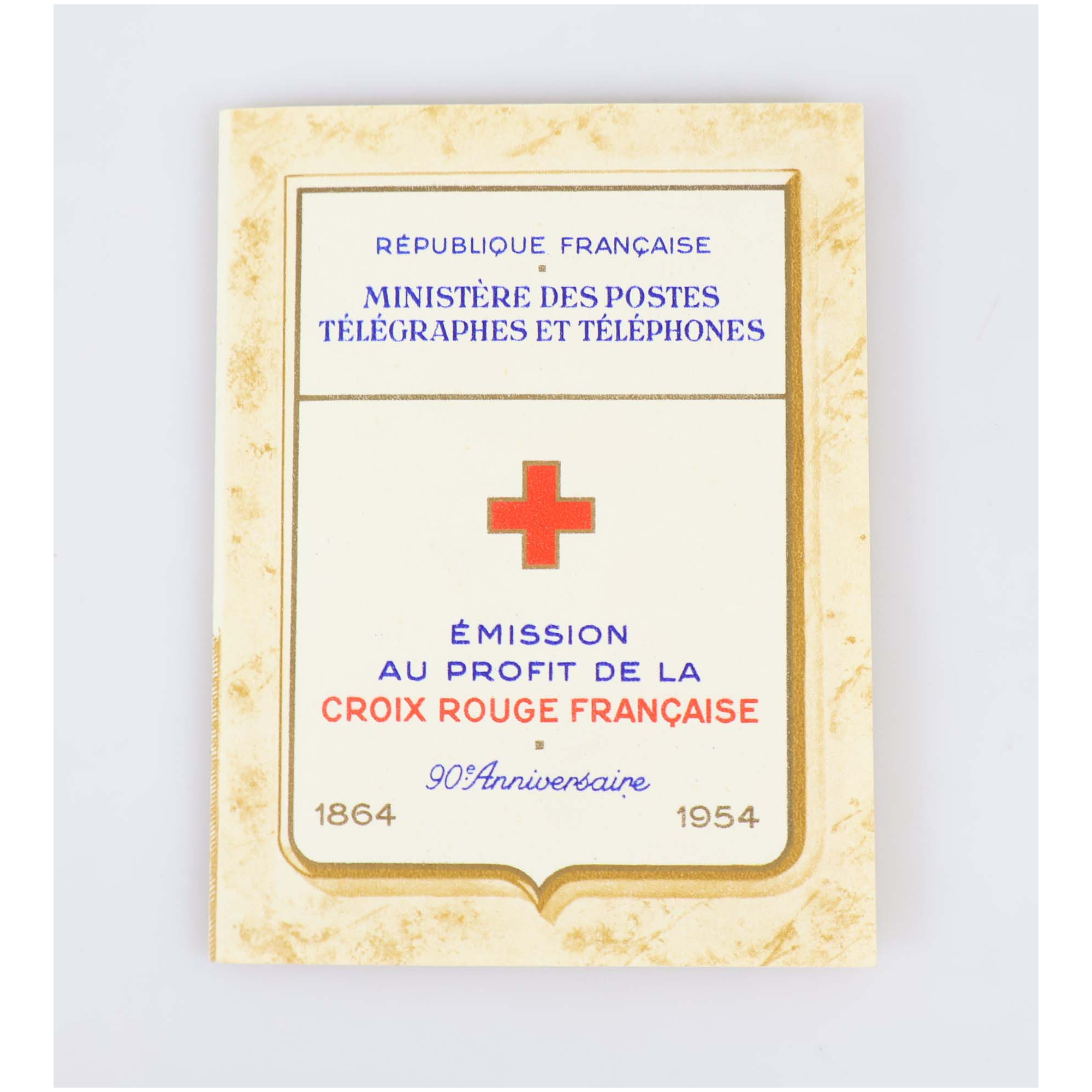 CARNET CROIX-ROUGE 1954 N°2003 TIMBRES NEUFS** DE FRANCE COTE 180€ BELLE QUALITÉ