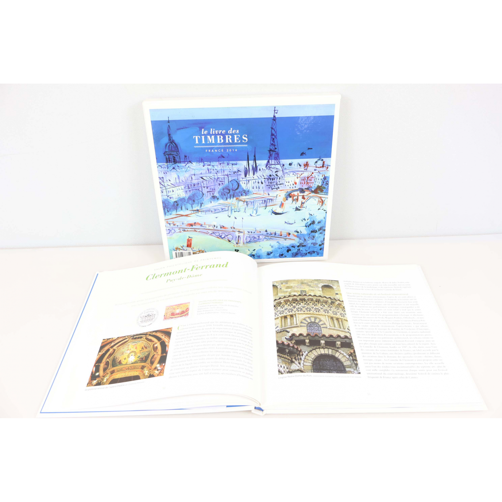 LE LIVRE DES TIMBRES FRANCE ANNÉE 2014 COMPLET NEUFS**, SIGNES USUELS BOITIER