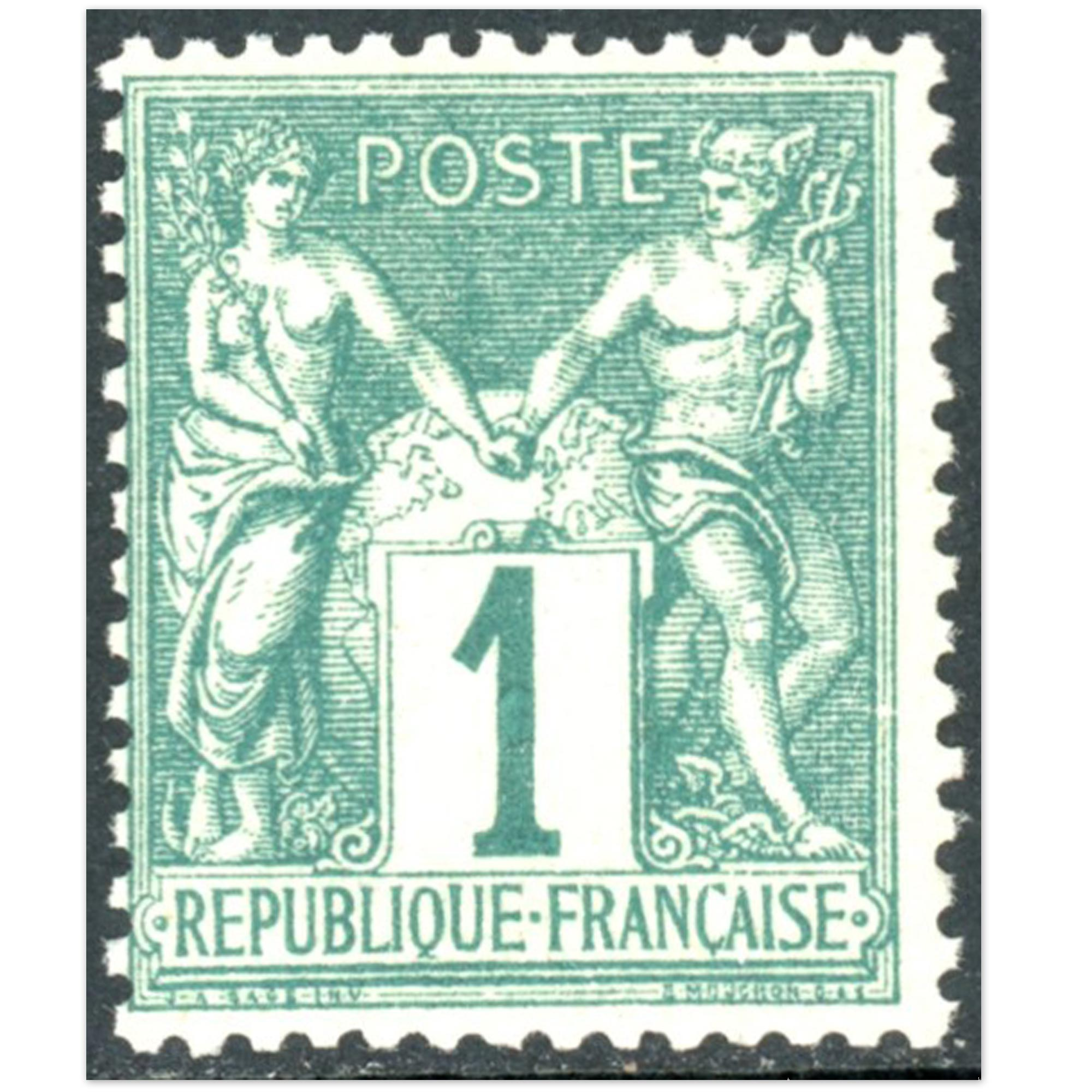 TYPE SAGE N°61 TIMBRE DE FRANCE NEUF* COTE 125€ BELLE QUALITÉ ANNÉE 1876