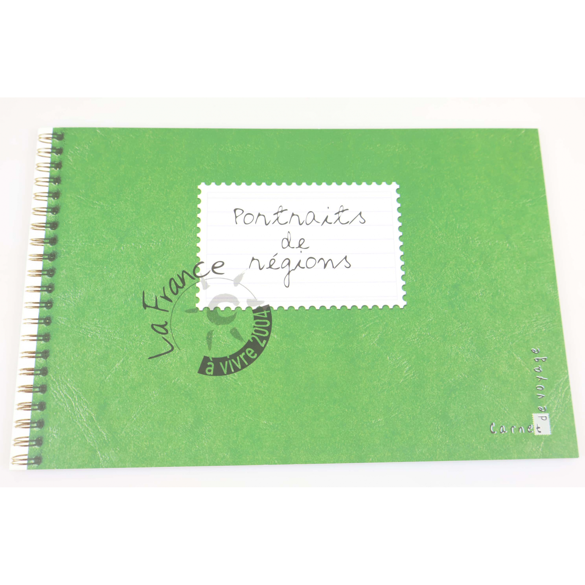 4 CARNETS PORTRAITS DE REGIONS "LA FRANCE A VIVRE/A VOIR 2003-2004" COLLECTORS