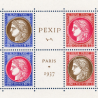 BLOC-FEUILLET N°3 PEXIP DE 1937 TIMBRES NEUFS** AVEC BLOC NEUF* SUPERBE QUALITÉ
