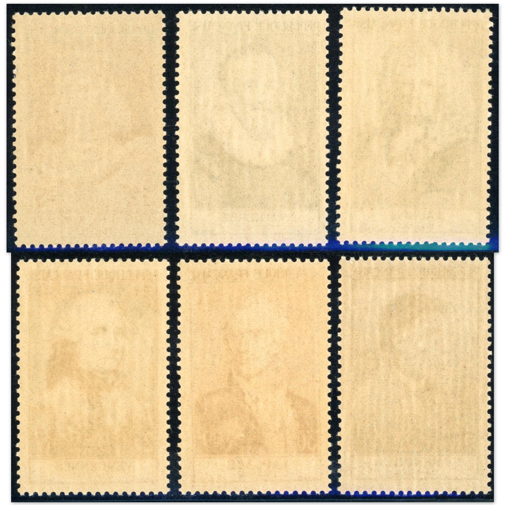 FRANCE, N° 1027 À 1032 TIMBRES NEUFS**, CÉLÉBRITÉS "SÉRIE RENOIR" 1955 COTE 160€