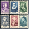 FRANCE, N° 1027 À 1032 TIMBRES NEUFS**, CÉLÉBRITÉS "SÉRIE RENOIR" 1955 COTE 160€