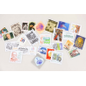 COLLECTION DE TIMBRES-POSTE DE 2020 A 2022 TRIÉS PAR ANNÉES TIMBRES NEUFS**