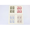 COLLECTION COMPLÈTE DE CARNETS CROIX-ROUGE DE 1956 A 1962 TIMBRES NEUFS** DE FR