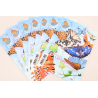 LOT DE 35 BLOCS N° F4498 SÉRIE NATURE - LES PAPILLONS, TIMBRES NEUFS** VF 100.1€