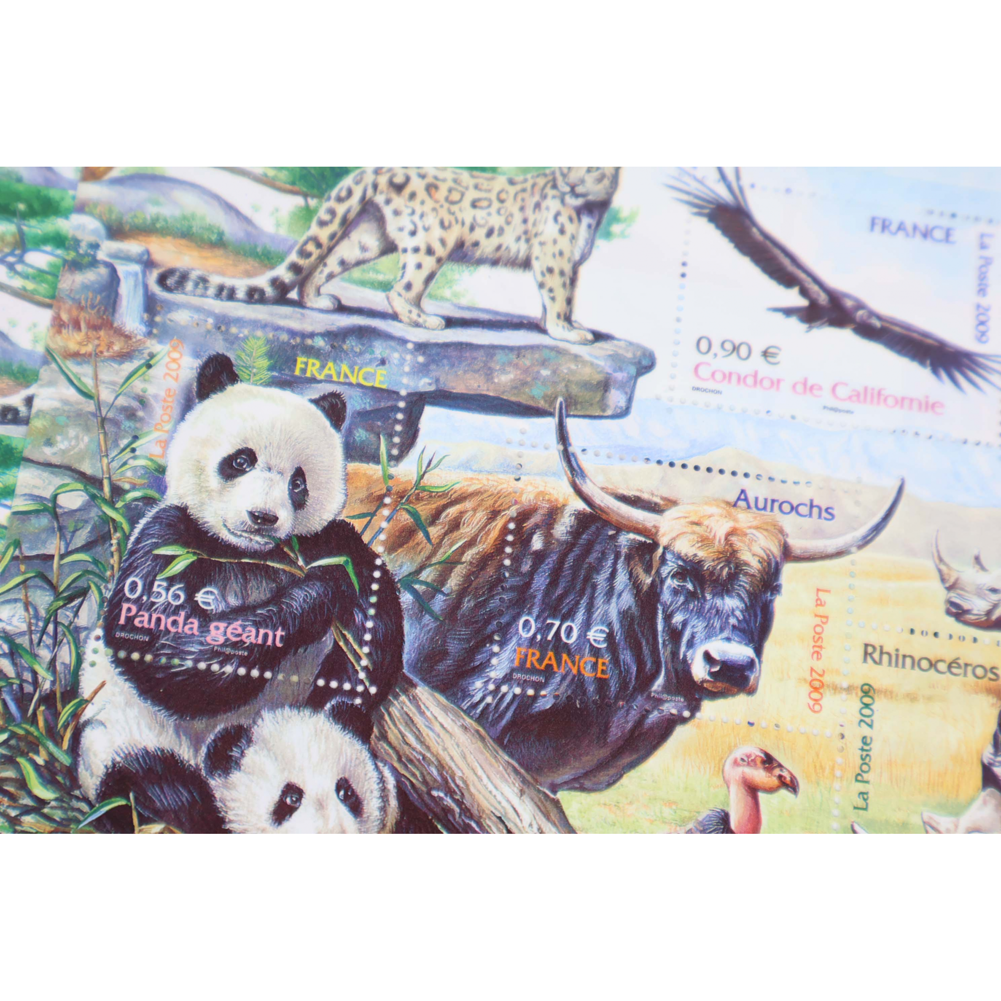 LOT DE 30 BLOCS N° 128 SÉRIE NATURE - ANIMAUX DISPARUS, TIMBRES NEUFS** VF 81.6€