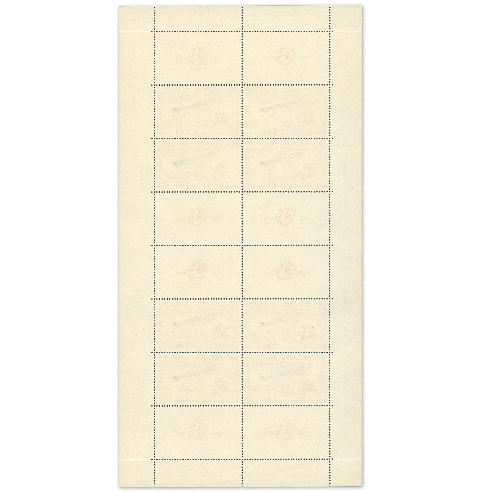 BLOC-FEUILLET N°6 NUMÉROTÉ TIMBRES DE FRANCE NEUFS PHILATEC DE L'ANNÉE 1964