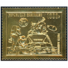 TIMBRE DU GABON EN OR POSTE AÉRIENNE APOLLO 11, TIMBRE EN OR NEUF** ANNÉE 1969