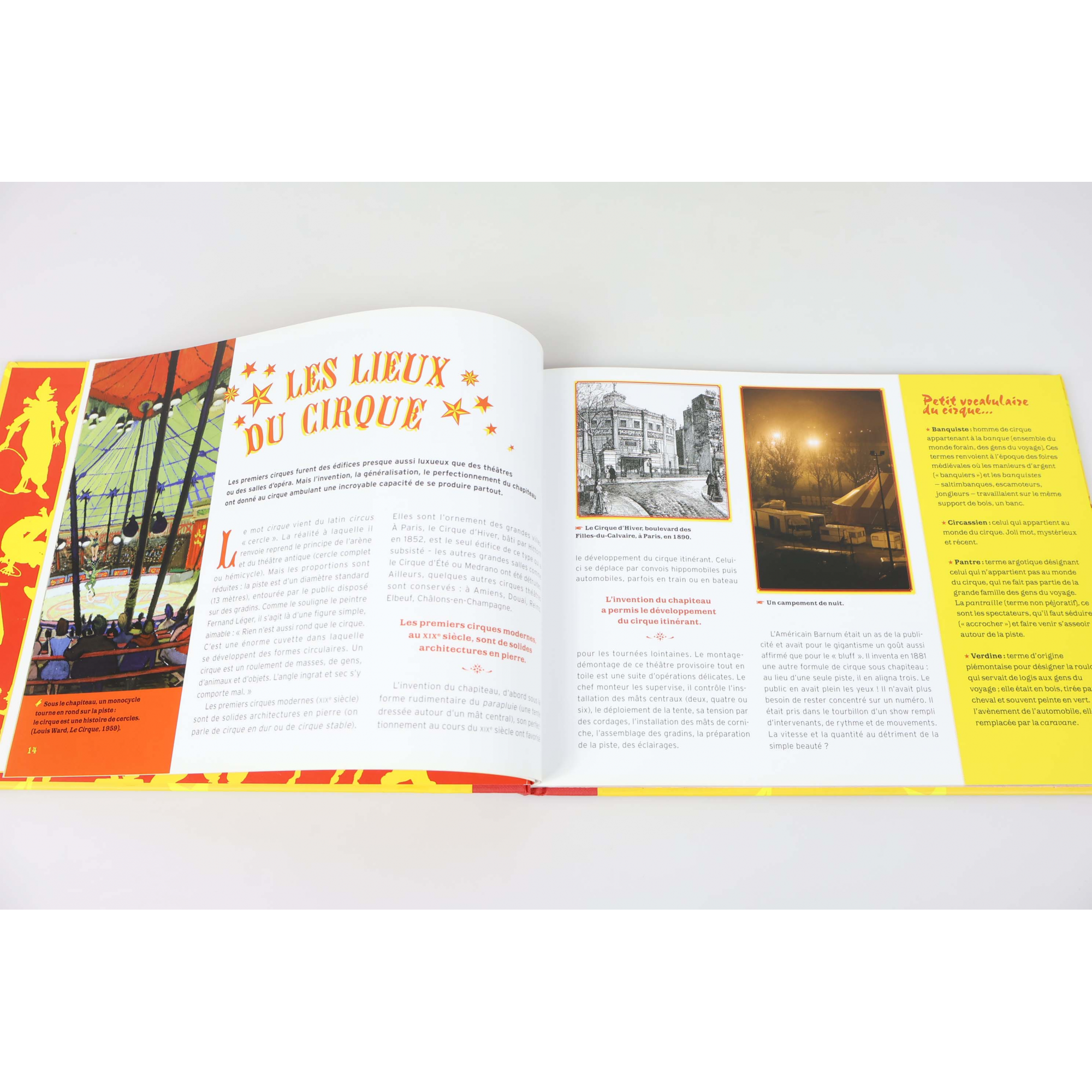 FRANCE, LIVRE DES TIMBRES " VOYAGE AVEC LE CIRQUE " 2008 COMPLET, ANGLES ABIMÉS