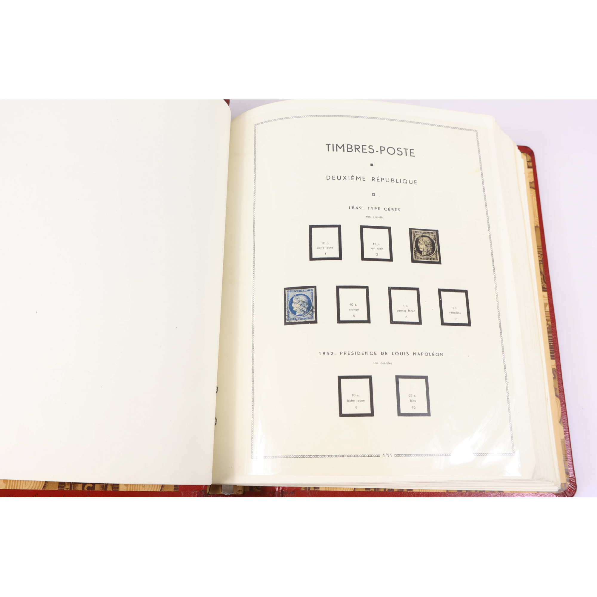 COLLECTION DE FRANCE AVANCÉE DE 1849 À 1971 COTE 10 350€ BELLE QUALITÉ RARE