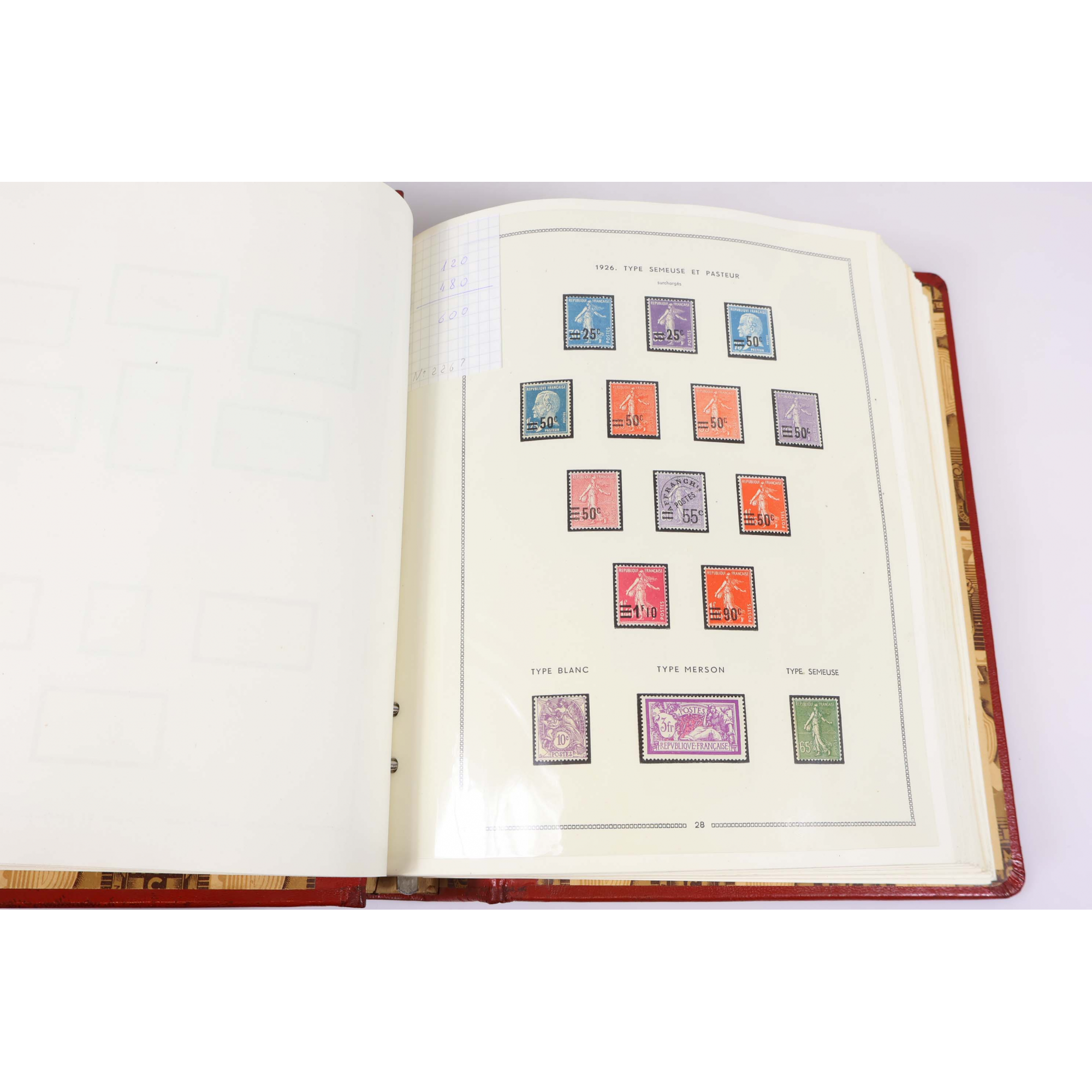 COLLECTION DE FRANCE AVANCÉE DE 1849 À 1971 COTE 10 350€ BELLE QUALITÉ RARE