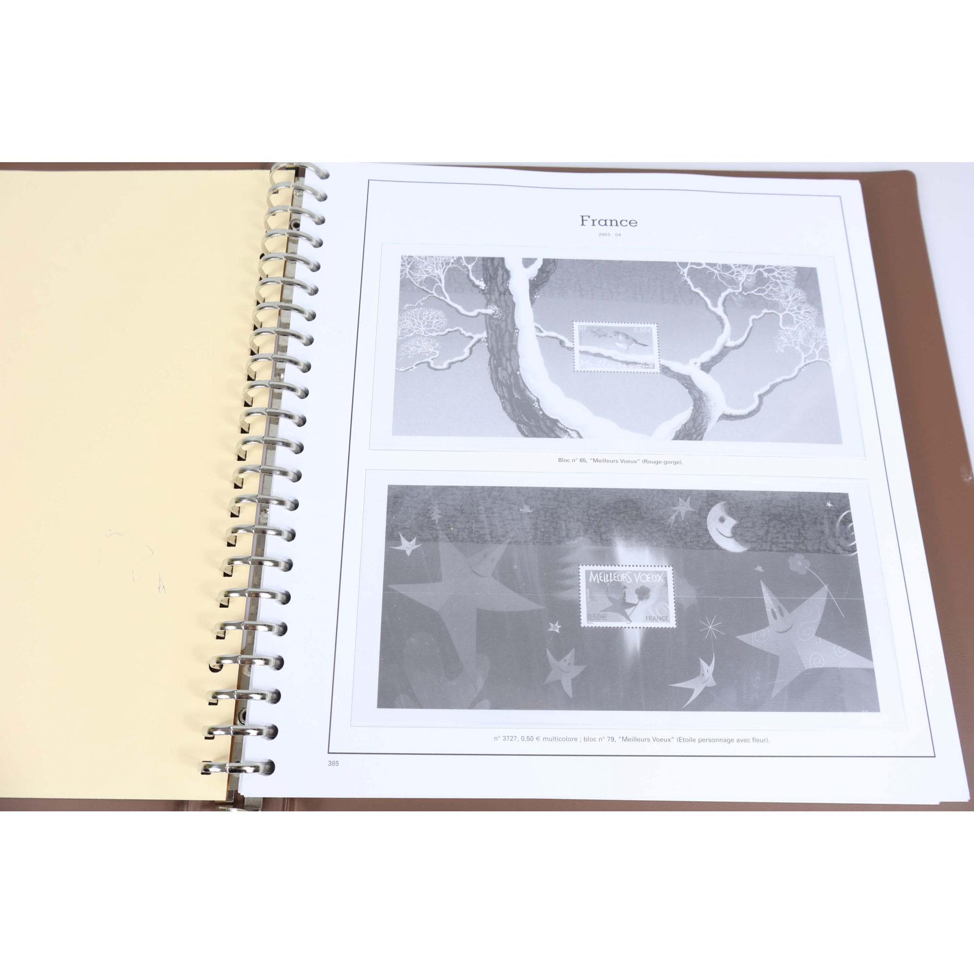 ALBUM MARINI, POUR RANGER UNE COLLECTION DE TIMBRES DE FRANCE 2004-2005